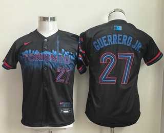 Youth Toronto Blue Jays #27 Vladimir Guerrero Jr Black City Limited Jersey,We sell and wholesale Youth Toronto Blue Jays #27 Vladimir Guerrero Jr Black City Limited Jersey on line form chian!