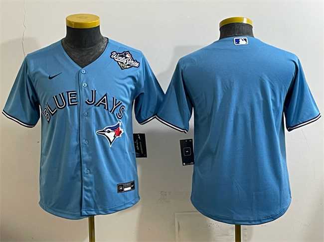 Youth Toronto Blue Jays Blank Blue 2025 World Series Cool Base Stitched Jersey,We sell and wholesale Youth Toronto Blue Jays Blank Blue 2025 World Series Cool Base Stitched Jersey on line form chian!