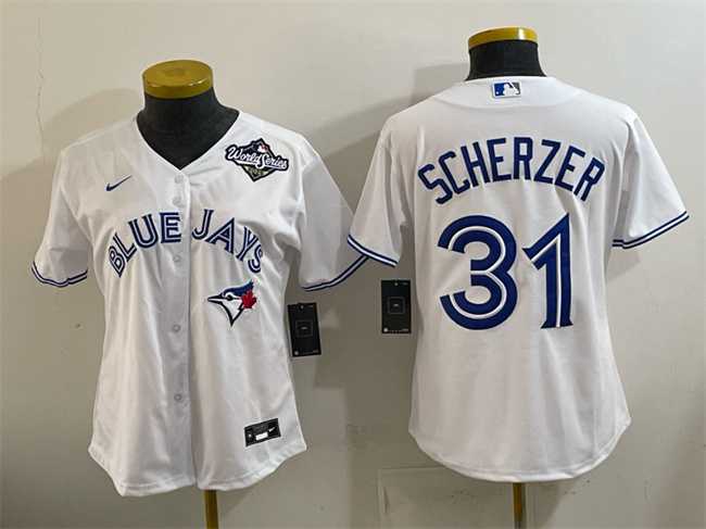 Youth Toronto Blue Jays #31 Max Scherzer White 2025 World Series Cool Base Stitched Jersey,We sell and wholesale Youth Toronto Blue Jays #31 Max Scherzer White 2025 World Series Cool Base Stitched Jersey on line form chian!