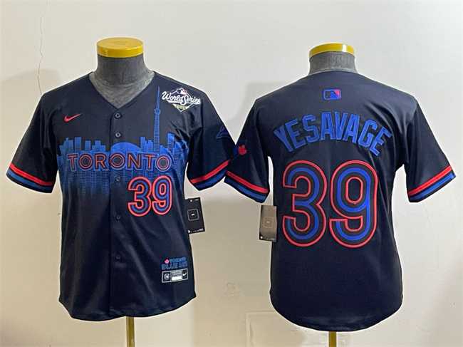 Youth Toronto Blue Jays #39 Trey Yesavage Navy 2025 World Series City Connect Limited Stitched Jersey,We sell and wholesale Youth Toronto Blue Jays #39 Trey Yesavage Navy 2025 World Series City Connect Limited Stitched Jersey on line form chian!