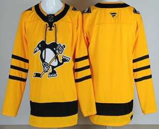 Men's Pittsburgh Penguins Blank Yellow Alternate Authentic Jersey,We sell and wholesale Men's Pittsburgh Penguins Blank Yellow Alternate Authentic Jersey on line form chian!