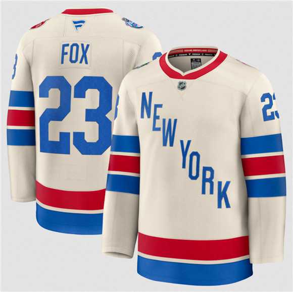Men's New York Rangers #23 Adam Fox Cream 2026 Winter Classic Stitched Hockey Jersey Dzhi,We sell and wholesale Men's New York Rangers #23 Adam Fox Cream 2026 Winter Classic Stitched Hockey Jersey Dzhi on line form chian!