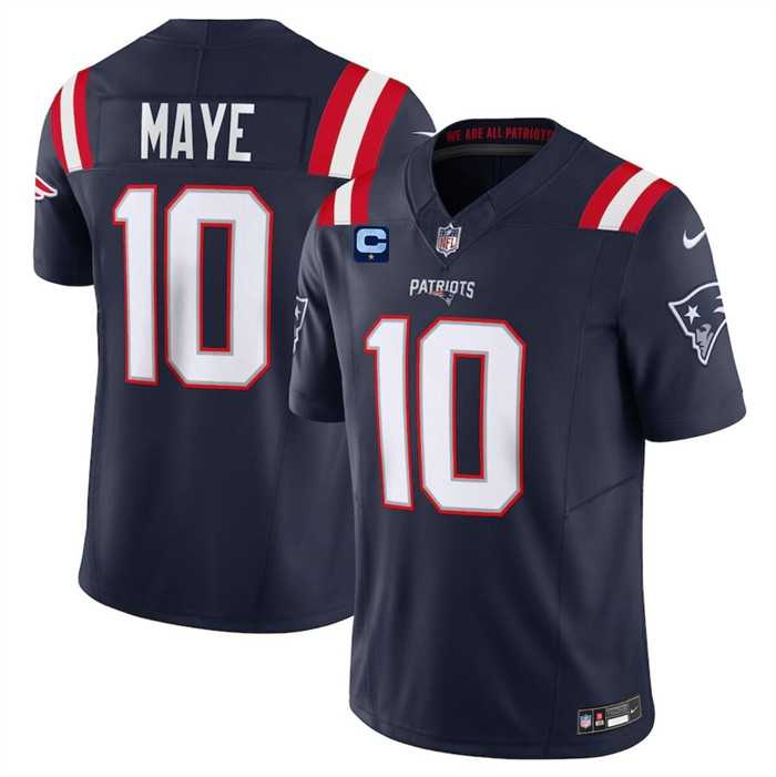 Men's New England Patriots #10 Drake Maye Navy 2025 F.U.S.E. With 1-Star C Patch Vapor Limited Stitched Jersey Dzhi,We sell and wholesale Men's New England Patriots #10 Drake Maye Navy 2025 F.U.S.E. With 1-Star C Patch Vapor Limited Stitched Jersey Dzhi on line form chian!