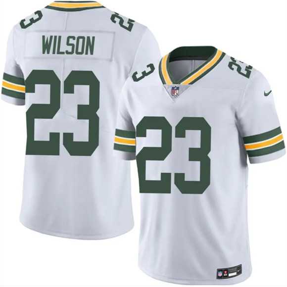 Men's Green Bay Packers #23 Emanuel Wilson White 2025 Vapor Untouchable Limited Stitched Jersey Dzhi,We sell and wholesale Men's Green Bay Packers #23 Emanuel Wilson White 2025 Vapor Untouchable Limited Stitched Jersey Dzhi on line form chian!