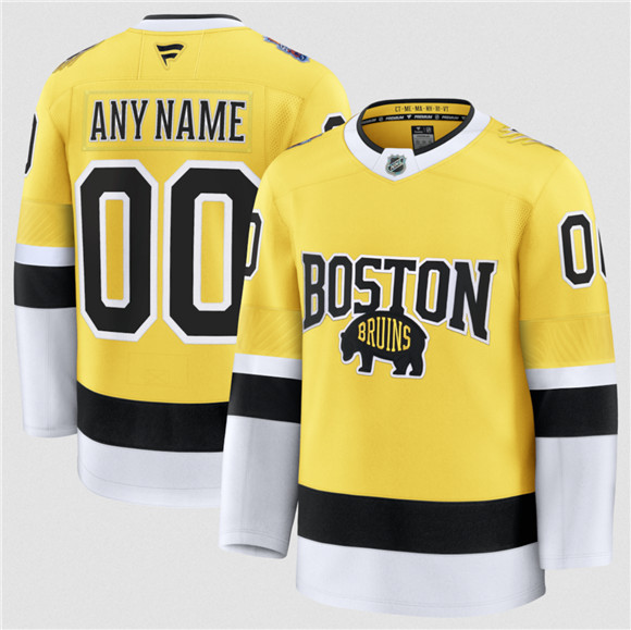 Men's Boston Bruins Active Player Custom Gold 2026 Stadium Series Stitched Hockey Jersey,We sell and wholesale Men's Boston Bruins Active Player Custom Gold 2026 Stadium Series Stitched Hockey Jersey on line form chian!