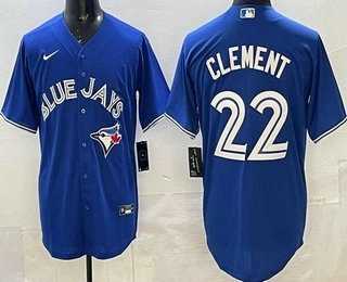 Men's Toronto Blue Jays #22 Ernie Clement Blue Cool Base Jersey,We sell and wholesale Men's Toronto Blue Jays #22 Ernie Clement Blue Cool Base Jersey on line form chian!