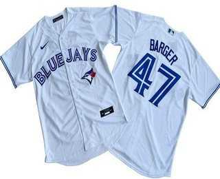 Men's Toronto Blue Jays #47 Addison Barger White Cool Base Jersey,We sell and wholesale Men's Toronto Blue Jays #47 Addison Barger White Cool Base Jersey on line form chian!