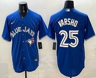 Men's Toronto Blue Jays #25 Daulton Varsho Blue Cool Base Jersey,We sell and wholesale Men's Toronto Blue Jays #25 Daulton Varsho Blue Cool Base Jersey on line form chian!