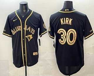Men's Toronto Blue Jays #30 Alejandro Kirk Black Gold Limited Stitched Jersey,We sell and wholesale Men's Toronto Blue Jays #30 Alejandro Kirk Black Gold Limited Stitched Jersey on line form chian!