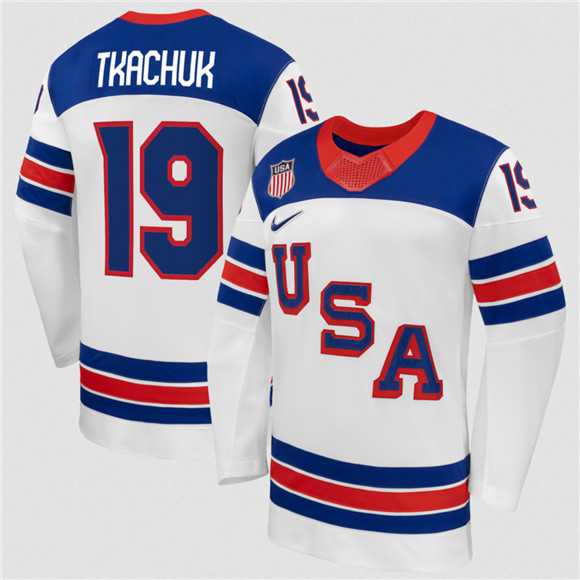 Men's USA #19 Matthew Tkachuk White 2026 Stitched Jersey Dzhi,We sell and wholesale Men's USA #19 Matthew Tkachuk White 2026 Stitched Jersey Dzhi on line form chian!