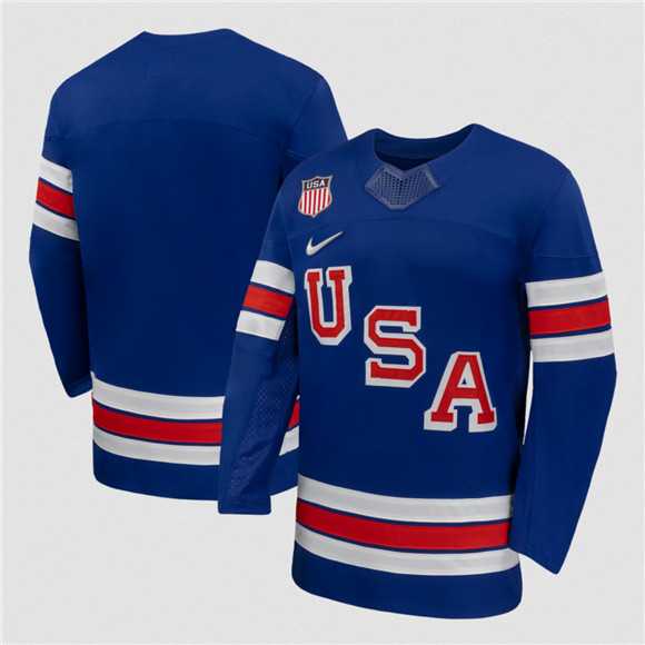 Men's USA Blank Royal 2026 Stitched Jersey Dzhi,We sell and wholesale Men's USA Blank Royal 2026 Stitched Jersey Dzhi on line form chian!