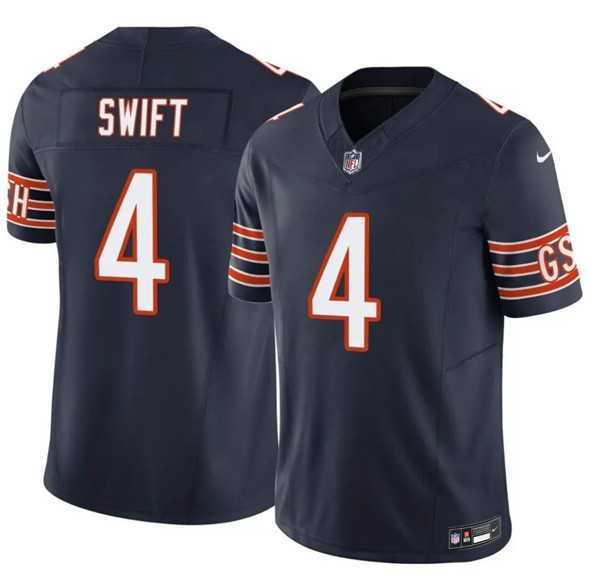 Men's Chicago Bears #4 D'Andre Swift Navy 2025 F.U.S.E. Vapor Untouchable Limited Stitched Jersey Dzhi,We sell and wholesale Men's Chicago Bears #4 D'Andre Swift Navy 2025 F.U.S.E. Vapor Untouchable Limited Stitched Jersey Dzhi on line form chian!