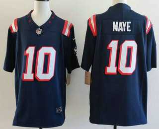 Men's New England patriots #10 Drake Maye Limited Navy Fashion FUSE Vapor Jersey,We sell and wholesale Men's New England patriots #10 Drake Maye Limited Navy Fashion FUSE Vapor Jersey on line form chian!