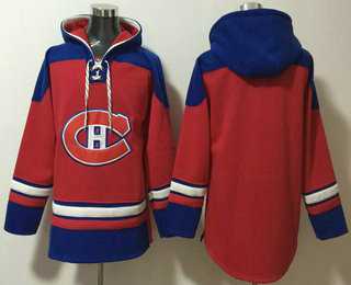 Men's Montreal Canadiens Blank Red Ageless Must Have Lace Up Pullover Hoodie,We sell and wholesale Men's Montreal Canadiens Blank Red Ageless Must Have Lace Up Pullover Hoodie on line form chian!