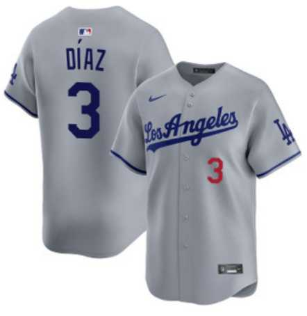 Men's Los Angeles Dodgers #3 Edwin Diaz Grey Cool Base Stitched Jersey Dzhi,We sell and wholesale Men's Los Angeles Dodgers #3 Edwin Diaz Grey Cool Base Stitched Jersey Dzhi on line form chian!