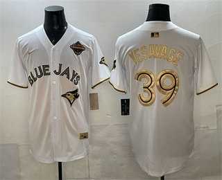 Men's Toronto Blue Jays #39 Trey Yesavage White Gold 2025 American League Champions Limited Stitched Jersey Dzhi,We sell and wholesale Men's Toronto Blue Jays #39 Trey Yesavage White Gold 2025 American League Champions Limited Stitched Jersey Dzhi on line form chian!
