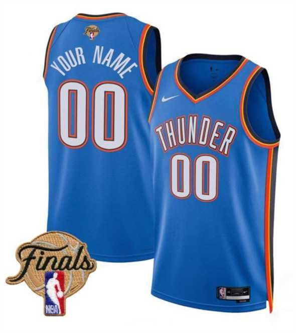 Men's Oklahoma City Thunder Active Player Custom Blue 2025 Icon Edition Stitched Basketball Jersey,We sell and wholesale Men's Oklahoma City Thunder Active Player Custom Blue 2025 Icon Edition Stitched Basketball Jersey on line form chian!