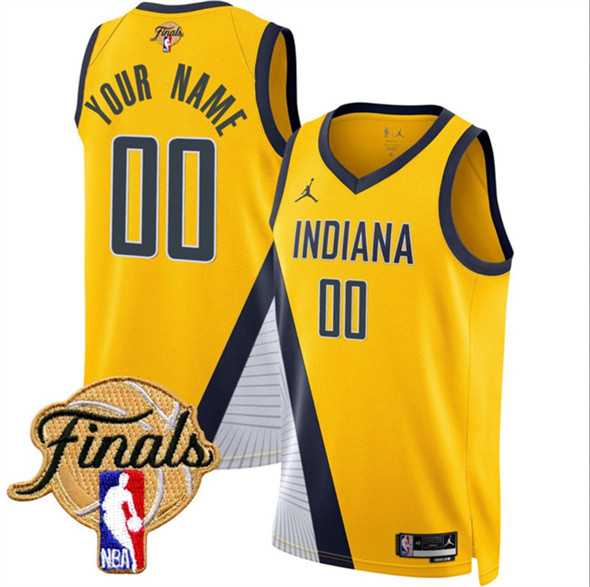 Men's Indiana Pacers Active Player Custom Yellow 2025 Finals Statement Edition Stitched Basketball Jersey,We sell and wholesale Men's Indiana Pacers Active Player Custom Yellow 2025 Finals Statement Edition Stitched Basketball Jersey on line form chian!