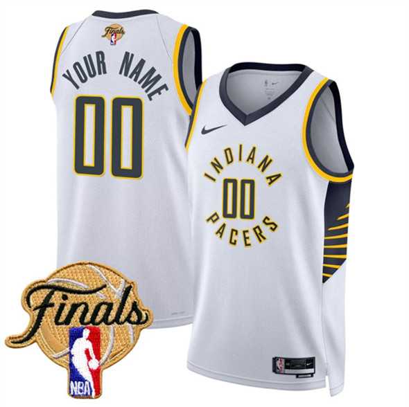 Men's Indiana Pacers Active Player Custom White 2025 Finals Association Edition Stitched Basketball Jersey,We sell and wholesale Men's Indiana Pacers Active Player Custom White 2025 Finals Association Edition Stitched Basketball Jersey on line form chian!