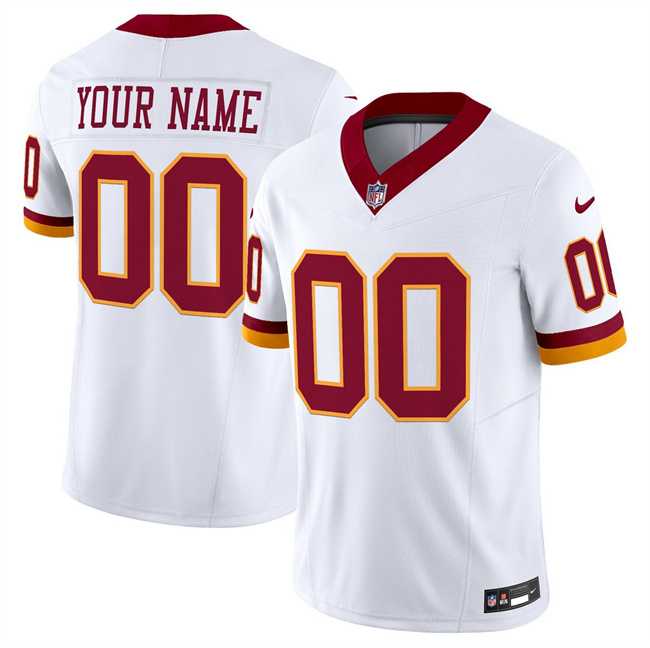 Men's Washington Commanders Active Player Custom White 2025 F.U.S.E. Throwback Vapor Limited Football Stitched Jersey,We sell and wholesale Men's Washington Commanders Active Player Custom White 2025 F.U.S.E. Throwback Vapor Limited Football Stitched Jersey on line form chian!