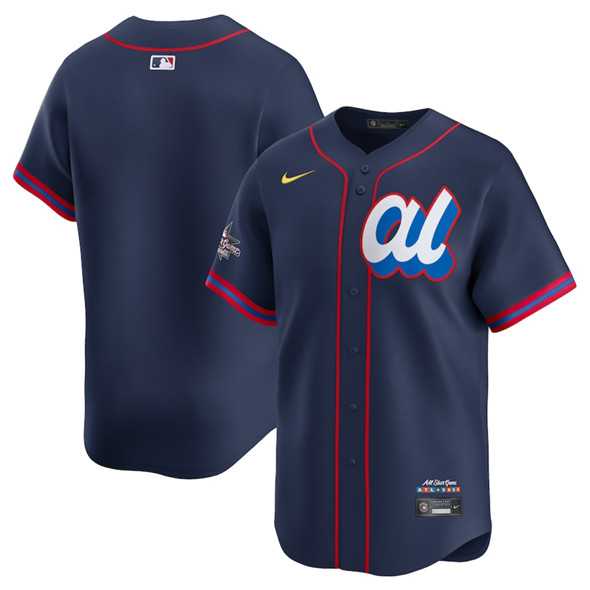 Men's American League Blank Navy 2025 All-Star Edition Limited Stitched Baseball Jersey,We sell and wholesale Men's American League Blank Navy 2025 All-Star Edition Limited Stitched Baseball Jersey on line form chian!