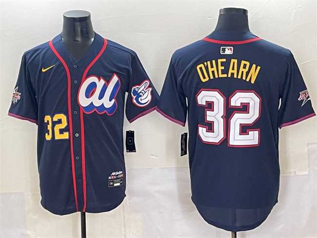 Men's American League #32 Ryan O'Hearn Navy 2025 All-Star Edition Limited Stitched Baseball Jersey,We sell and wholesale Men's American League #32 Ryan O'Hearn Navy 2025 All-Star Edition Limited Stitched Baseball Jersey on line form chian!