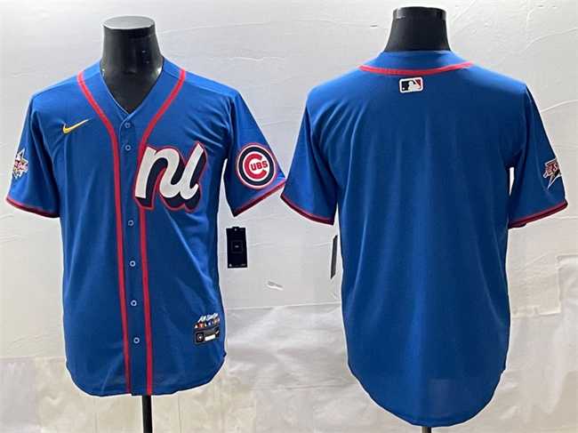 Men's National League Chicago Cubs Blank Blue 2025 All-Star Edition Limited Stitched Baseball Jersey,We sell and wholesale Men's National League Chicago Cubs Blank Blue 2025 All-Star Edition Limited Stitched Baseball Jersey on line form chian!