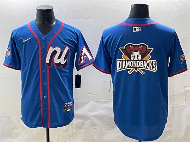 Men's National League Arizona Diamondbacks Team Big Logo Blue 2025 All-Star Edition Limited Stitched Baseball Jersey,We sell and wholesale Men's National League Arizona Diamondbacks Team Big Logo Blue 2025 All-Star Edition Limited Stitched Baseball Jersey on line form chian!