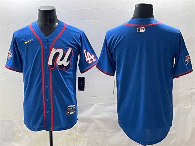 Men's National League Los Angeles Dodgers Blank Blue 2025 All-Star Edition Limited Stitched Baseball Jersey,We sell and wholesale Men's National League Los Angeles Dodgers Blank Blue 2025 All-Star Edition Limited Stitched Baseball Jersey on line form chian!