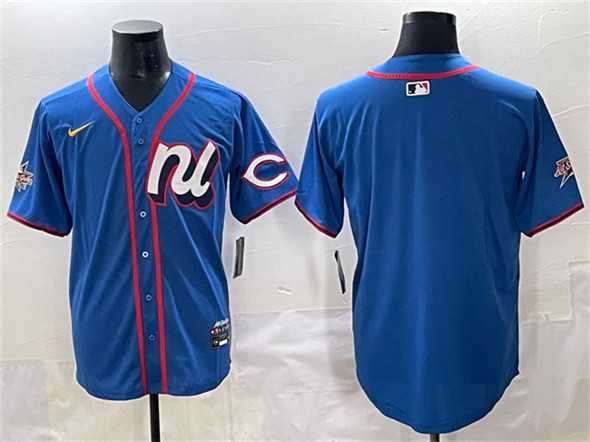 Men's National League Cincinnati Reds Blank Blue 2025 All-Star Edition Limited Stitched Baseball Jersey,We sell and wholesale Men's National League Cincinnati Reds Blank Blue 2025 All-Star Edition Limited Stitched Baseball Jersey on line form chian!