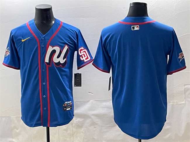 Men's National League San Diego Padres Blank Blue 2025 All-Star Edition Limited Stitched Baseball Jersey,We sell and wholesale Men's National League San Diego Padres Blank Blue 2025 All-Star Edition Limited Stitched Baseball Jersey on line form chian!
