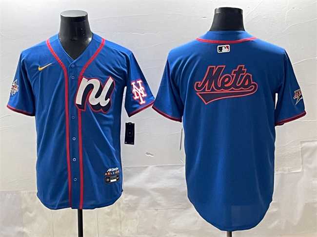 Men's National League New York Mets Team Big Logo Blue 2025 All-Star Edition Limited Stitched Baseball Jersey,We sell and wholesale Men's National League New York Mets Team Big Logo Blue 2025 All-Star Edition Limited Stitched Baseball Jersey on line form chian!