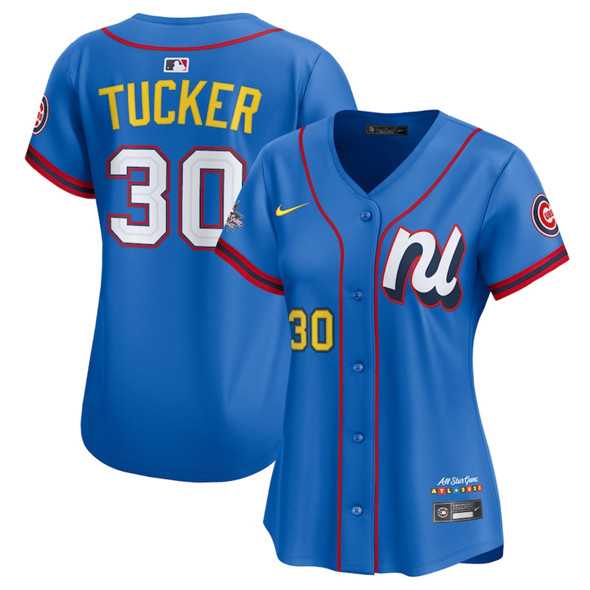 Women's National League #30 Kyle Tucker Blue 2025 All-Star Edition Limited Stitched Baseball Jersey(Run Small),We sell and wholesale Women's National League #30 Kyle Tucker Blue 2025 All-Star Edition Limited Stitched Baseball Jersey(Run Small) on line form chian!