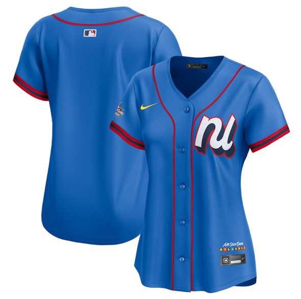 Women's National League Blank Blue 2025 All-Star Edition Limited Stitched Baseball Jersey(Run Small),We sell and wholesale Women's National League Blank Blue 2025 All-Star Edition Limited Stitched Baseball Jersey(Run Small) on line form chian!