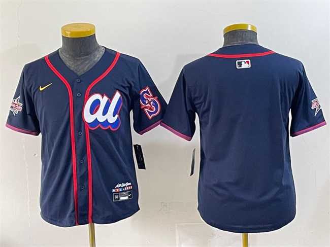 Youth American League Seattle Mariners Blank Navy 2025 All-Star Edition Limited Stitched Baseball Jersey,We sell and wholesale Youth American League Seattle Mariners Blank Navy 2025 All-Star Edition Limited Stitched Baseball Jersey on line form chian!