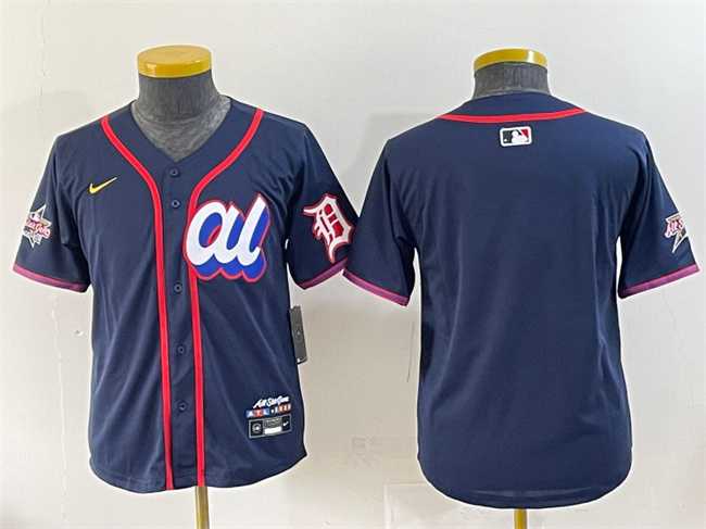 Youth American League Detroit Tigers Blank Navy 2025 All-Star Edition Limited Stitched Baseball Jersey,We sell and wholesale Youth American League Detroit Tigers Blank Navy 2025 All-Star Edition Limited Stitched Baseball Jersey on line form chian!