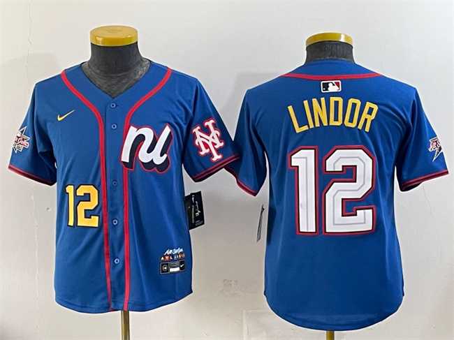 Youth National League #12 Francisco Lindor Blue 2025 All-Star Edition Limited Stitched Baseball Jersey,We sell and wholesale Youth National League #12 Francisco Lindor Blue 2025 All-Star Edition Limited Stitched Baseball Jersey on line form chian!
