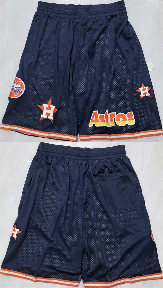 Men's Houston Astros Navy Shorts(Run Small),We sell and wholesale Men's Houston Astros Navy Shorts(Run Small) on line form chian!