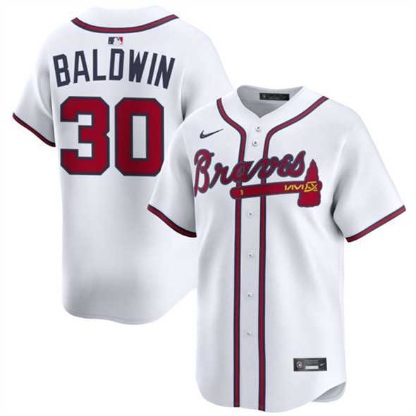 Men's Atlanta Braves #30 Drake Baldwin White 2025 Home Limited Stitched Baseball Jersey Dzhi,We sell and wholesale Men's Atlanta Braves #30 Drake Baldwin White 2025 Home Limited Stitched Baseball Jersey Dzhi on line form chian!