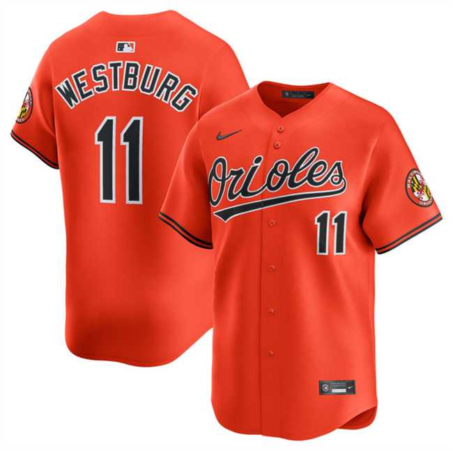 Men's Baltimore Orioles #11 Jordan Westburg Orange 2025 2nd Alternate Limited Cool Base Stitched Baseball Jersey Dzhi,We sell and wholesale Men's Baltimore Orioles #11 Jordan Westburg Orange 2025 2nd Alternate Limited Cool Base Stitched Baseball Jersey Dzhi on line form chian!