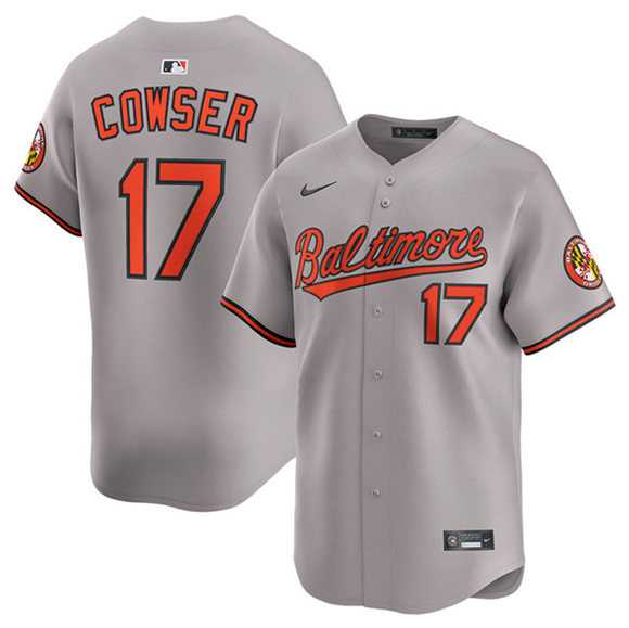 Men's Baltimore Orioles #17 Colton Cowser Gray 2025 Limited Stitched Baseball Jersey Dzhi,We sell and wholesale Men's Baltimore Orioles #17 Colton Cowser Gray 2025 Limited Stitched Baseball Jersey Dzhi on line form chian!