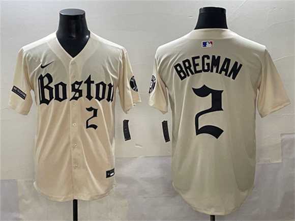Men's Boston Red Sox #2 Alex Bregman Cream Gothic Vapor Limited Stitched Baseball Jersey,We sell and wholesale Men's Boston Red Sox #2 Alex Bregman Cream Gothic Vapor Limited Stitched Baseball Jersey on line form chian!