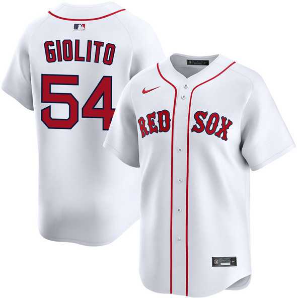 Men's Boston Red Sox #54 Lucas Giolito White 2024 Home Limited Stitched Baseball Jersey Dzhi,We sell and wholesale Men's Boston Red Sox #54 Lucas Giolito White 2024 Home Limited Stitched Baseball Jersey Dzhi on line form chian!