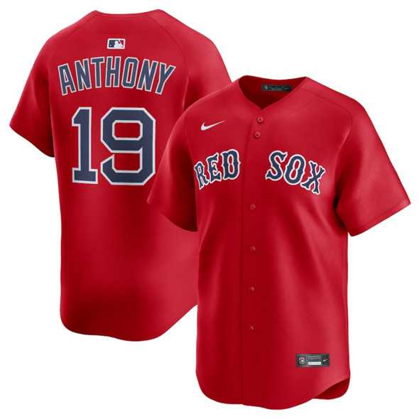 Men's Boston Red Sox #19 Roman Anthony Red 2024 Alternate Limited Stitched Jersey Dzhi,We sell and wholesale Men's Boston Red Sox #19 Roman Anthony Red 2024 Alternate Limited Stitched Jersey Dzhi on line form chian!