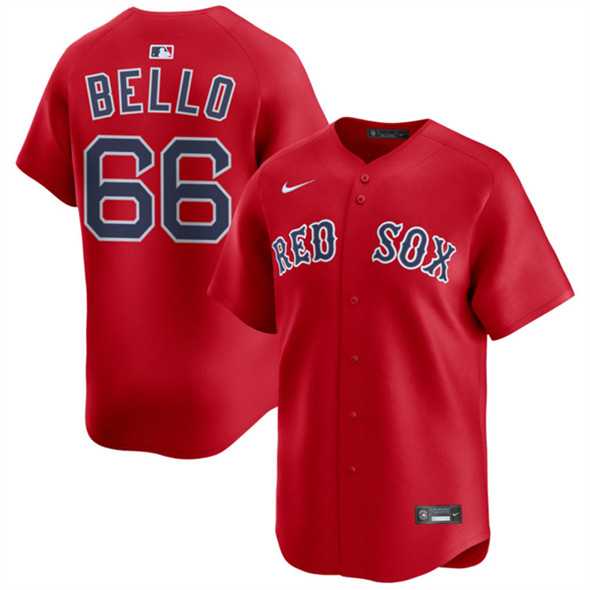 Men's Boston Red Sox #66 Brayan Bello Red 2024 Alternate Limited Stitched Baseball Jersey Dzhi,We sell and wholesale Men's Boston Red Sox #66 Brayan Bello Red 2024 Alternate Limited Stitched Baseball Jersey Dzhi on line form chian!