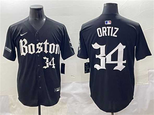 Men's Boston Red Sox #34 David Ortiz Black Gothic Vapor Limited Stitched Baseball Jersey,We sell and wholesale Men's Boston Red Sox #34 David Ortiz Black Gothic Vapor Limited Stitched Baseball Jersey on line form chian!