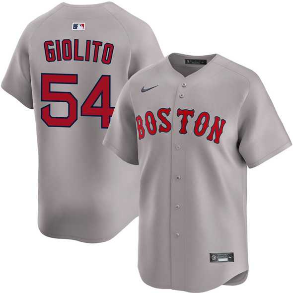 Men's Boston Red Sox #54 Lucas Giolito Gray 2024 Away Limited Stitched Baseball Jersey Dzhi,We sell and wholesale Men's Boston Red Sox #54 Lucas Giolito Gray 2024 Away Limited Stitched Baseball Jersey Dzhi on line form chian!