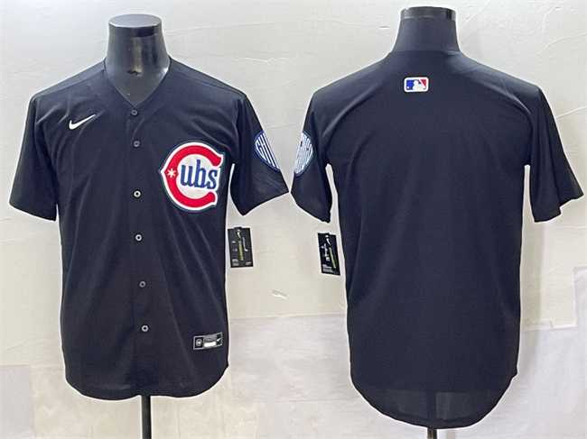 Men's Chicago Cubs Blank Black Limited Stitched Baseball Jersey,We sell and wholesale Men's Chicago Cubs Blank Black Limited Stitched Baseball Jersey on line form chian!