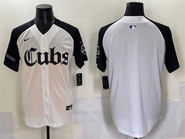 Men's Chicago Cubs Blank White Black 'Gothic North Side Edition' Vapor Premier Limited Stitched Baseball Jersey,We sell and wholesale Men's Chicago Cubs Blank White Black 'Gothic North Side Edition' Vapor Premier Limited Stitched Baseball Jersey on line form chian!