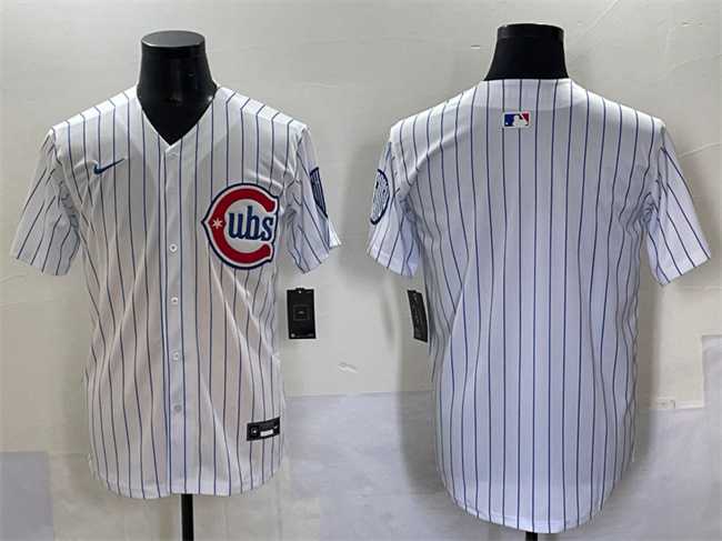 Men's Chicago Cubs Blank White Pinstripe 2nd Alternate Limited Stitched Baseball Jersey,We sell and wholesale Men's Chicago Cubs Blank White Pinstripe 2nd Alternate Limited Stitched Baseball Jersey on line form chian!